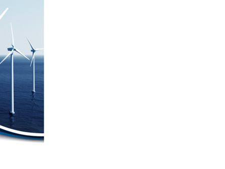 파워포인트 템플릿 - 북쪽 바다 풍차, 슬라이드 3, 08445, 자연 및 환경 — PoweredTemplate.com