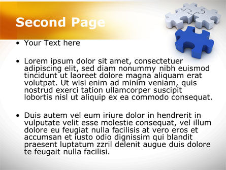 Puzzel Fix PowerPoint Template, Dia 2, 08462, Advisering — PoweredTemplate.com