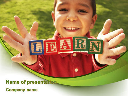 承诺学习PowerPoint模板, 免费 PowerPoint模板, 08512, Education & Training — PoweredTemplate.com