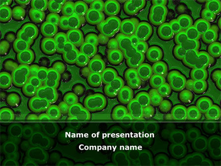 Chlorophylle Kostenlose PowerPoint Vorlage, PowerPoint-Vorlage, 08523, Medizin — PoweredTemplate.com