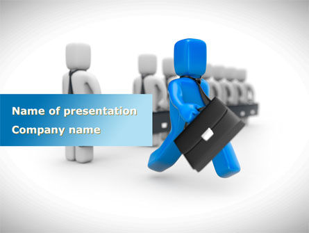 MLM Leader PowerPoint Template, PowerPoint Template, 08535, Careers/Industry — PoweredTemplate.com