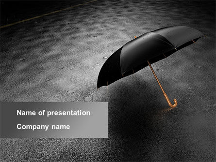 雨の日 - PowerPointテンプレート, PowerPointテンプレート, 08550, コンサルティング — PoweredTemplate.com