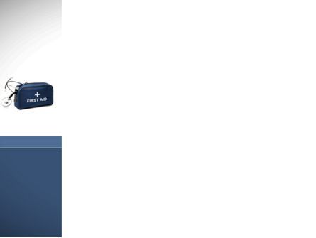 救急箱の青い箱 - PowerPointテンプレート, スライド 3, 08569, 医療 — PoweredTemplate.com