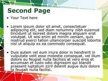 Plantilla de PowerPoint - gafas de mosaico, Diapositiva 2, 08570, Abstracto / Texturas — PoweredTemplate.com