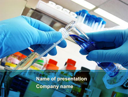 Thin Laboratory Tests PowerPoint Template, PowerPoint Template, 08586, Technology and Science — PoweredTemplate.com