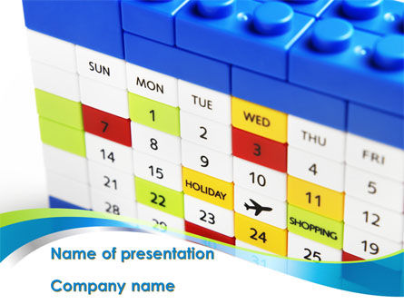 Maand Planning PowerPoint Template, Gratis PowerPoint-sjabloon, 08631, Advisering — PoweredTemplate.com