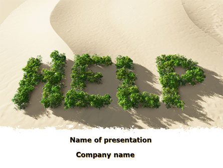 生态危机PowerPoint模板, 免费 PowerPoint模板, 08636, 自然与环境 — PoweredTemplate.com