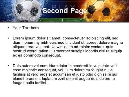 Football League Free PowerPoint Template, Slide 2, 08644, Sports — PoweredTemplate.com