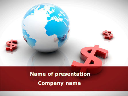 World Money PowerPoint Template, 08676, Financial/Accounting — PoweredTemplate.com