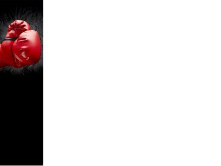 Modelo do PowerPoint - luvas de boxe vermelhas, Deslizar 3, 08680, Conceitos de Negócios — PoweredTemplate.com