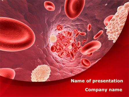 Circulatory PowerPoint Template, 08689, Medical — PoweredTemplate.com