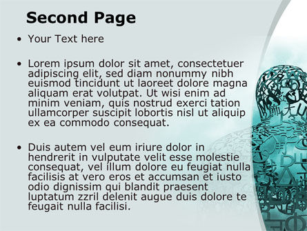 Modello PowerPoint - Scienza umana, Slide 2, 08788, Astratto/Texture — PoweredTemplate.com