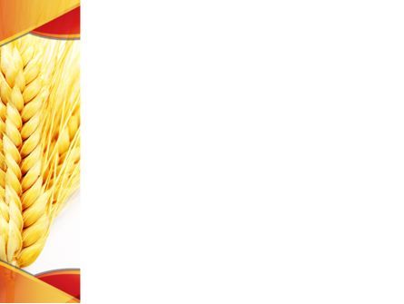 小麦の収穫 - PowerPointテンプレート, スライド 3, 08814, 農業 — PoweredTemplate.com
