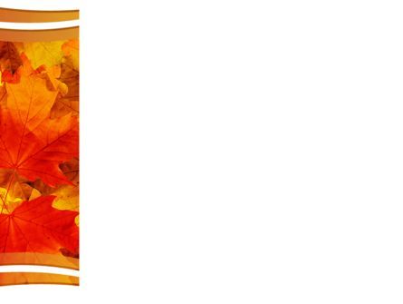 赤い秋の葉 - PowerPointテンプレート, スライド 3, 08841, 自然＆環境 — PoweredTemplate.com