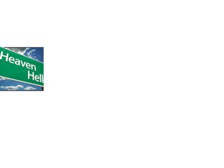 天国か地獄 - PowerPointテンプレート, スライド 3, 08877, 宗教／スピリチュアル — PoweredTemplate.com