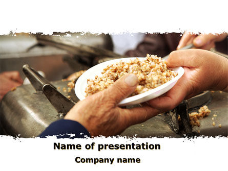 Charitable Food PowerPoint Template, 08971, Religious/Spiritual — PoweredTemplate.com