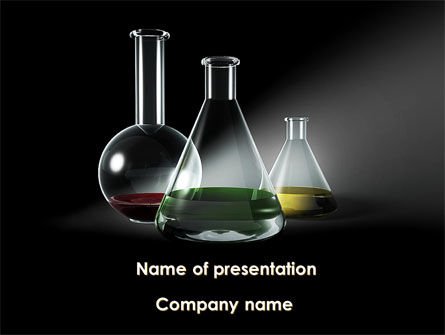 Retorts PowerPoint Template, PowerPoint Template, 08979, Technology and Science — PoweredTemplate.com