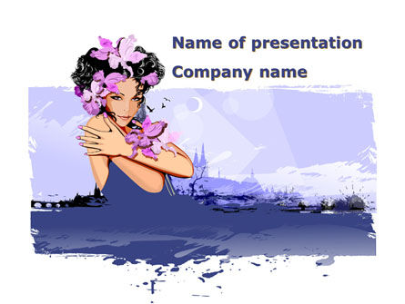 Modello PowerPoint Gratis - Aroma fiori, Modello PowerPoint, 08993, Salute e Divertimento — PoweredTemplate.com