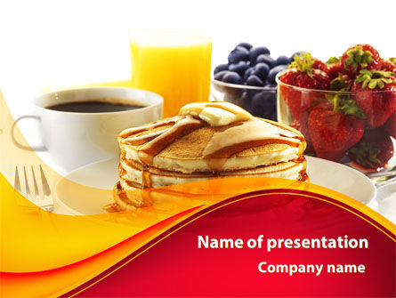 Pastry Shop PowerPoint Template, Free PowerPoint Template, 09005, Food & Beverage — PoweredTemplate.com