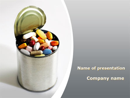 Chemistry And Drugs In Food PowerPoint Template, 09028, Medical — PoweredTemplate.com
