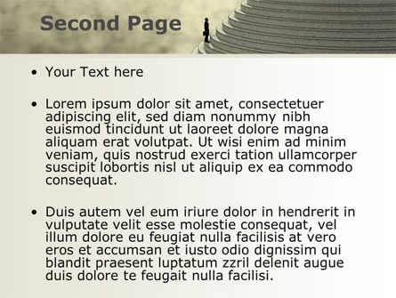 Templat PowerPoint Piramida Karir, Slide 2, 09039, Konsep Bisnis — PoweredTemplate.com