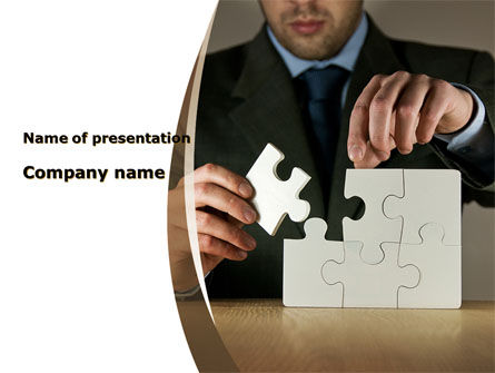 Puzzle Assembled PowerPoint Template, Free PowerPoint Template, 09062, Business — PoweredTemplate.com