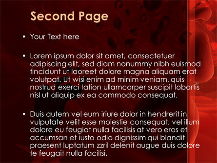 Modèle PowerPoint de sang et virus, Diapositive 2, 09126, Médical — PoweredTemplate.com