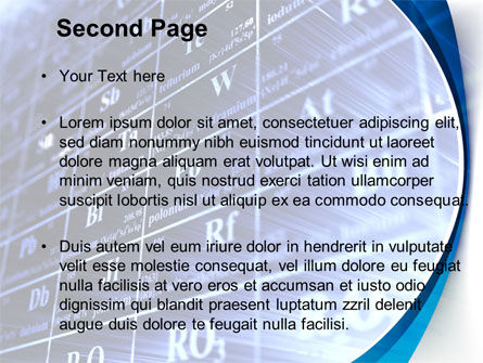 Modello PowerPoint - Tavola periodica, Slide 2, 09129, Tecnologia e Scienza — PoweredTemplate.com