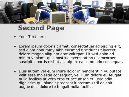 Modello PowerPoint - Club computer, Slide 2, 09168, Computer — PoweredTemplate.com