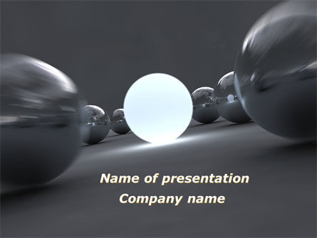Modelo do PowerPoint - líder destacado, Modelo do PowerPoint, 09169, 3D — PoweredTemplate.com
