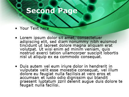 Modèle PowerPoint de etude de dna, Diapositive 2, 09183, Médical — PoweredTemplate.com