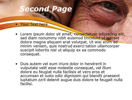 Plantilla de PowerPoint - abuelo y nieto, Diapositiva 2, 09215, Pessoas — PoweredTemplate.com