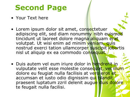 Modèle PowerPoint de champ d'herbe, Diapositive 2, 09221, Nature / Environnement — PoweredTemplate.com