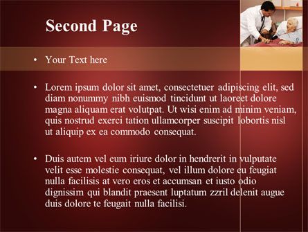 Templat PowerPoint Penatua Peduli, Slide 2, 09238, Medis — PoweredTemplate.com