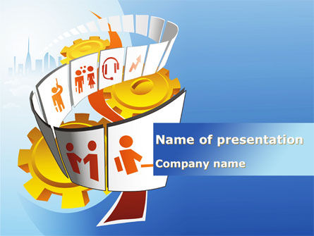 Lifestyle PowerPoint Template, Gratis PowerPoint-sjabloon, 09264, Carrière/Industrie — PoweredTemplate.com