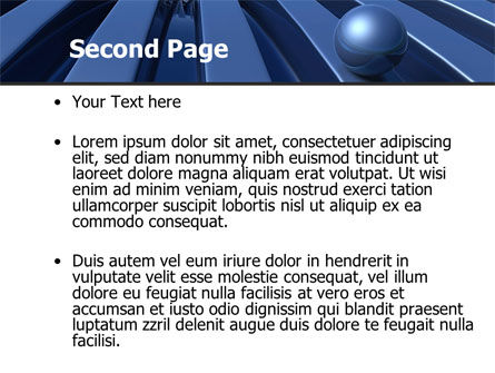 Modello PowerPoint - Imbuto blu, Slide 2, 09276, Consulenze — PoweredTemplate.com