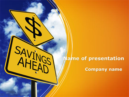 Saving Ahead PowerPoint Template, Free PowerPoint Template, 09294, Financial/Accounting — PoweredTemplate.com