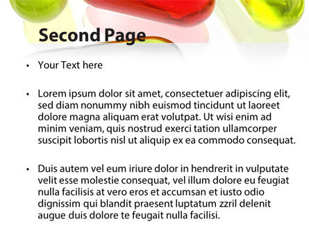 Modello PowerPoint - Pillola rossa fra le pillole verdi, Slide 2, 09304, Medico — PoweredTemplate.com