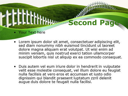 Border PowerPoint Template, Slide 2, 09328, Nature & Environment — PoweredTemplate.com