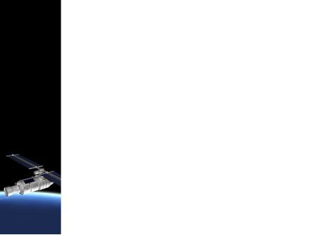 宇宙飞船在深空中PowerPoint模板, 幻灯片 3, 09370, 技术与科学 — PoweredTemplate.com