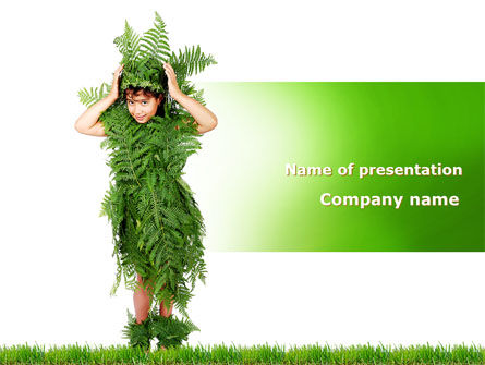 绿色生活PowerPoint模板, 免费 PowerPoint模板, 09405, 自然与环境 — PoweredTemplate.com