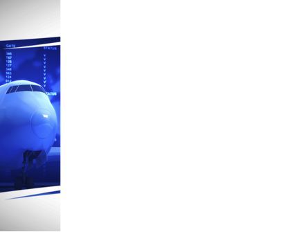 ジャンボ航空機 - PowerPointテンプレート, スライド 3, 09413, 自動車＆輸送機関 — PoweredTemplate.com
