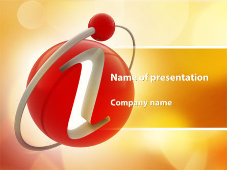 Information Sign PowerPoint Template, 09421, Business Concepts — PoweredTemplate.com