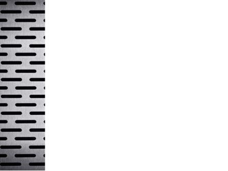 灰色の火格子面 - PowerPointテンプレート, スライド 3, 09428, 抽象／テクスチャ — PoweredTemplate.com