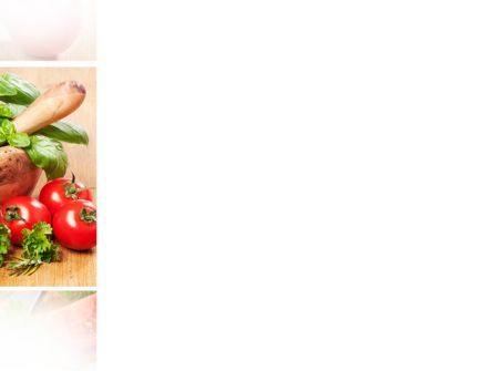 Modelo do PowerPoint - tomates fatiados, Deslizar 3, 09438, Food & Beverage — PoweredTemplate.com