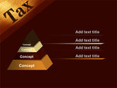 Tax PowerPoint Template, Backgrounds | 09445 | PoweredTemplate.com