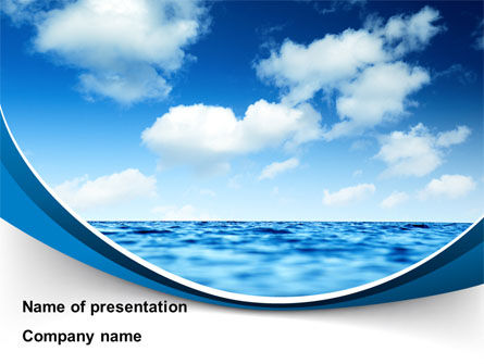 Meer PowerPoint Vorlage, Kostenlos PowerPoint-Vorlage, 09450, Natur & Umwelt — PoweredTemplate.com