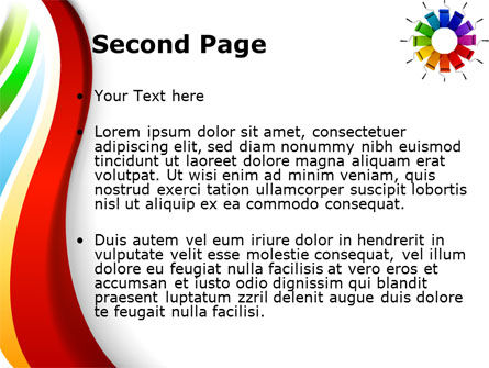 Templat PowerPoint Palet Warna Pelangi, Slide 2, 09514, Konstruksi — PoweredTemplate.com