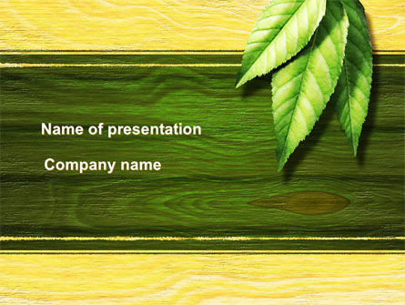 Spring Forest PowerPoint Template, 09517, Nature & Environment — PoweredTemplate.com