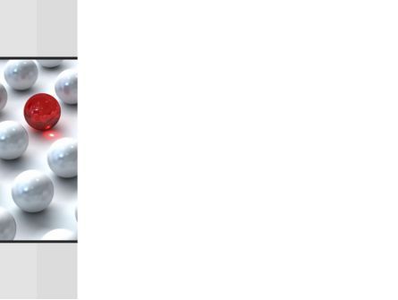 파워포인트 템플릿 - 백인들 사이의 빨강, 슬라이드 3, 09521, 컨설팅 — PoweredTemplate.com